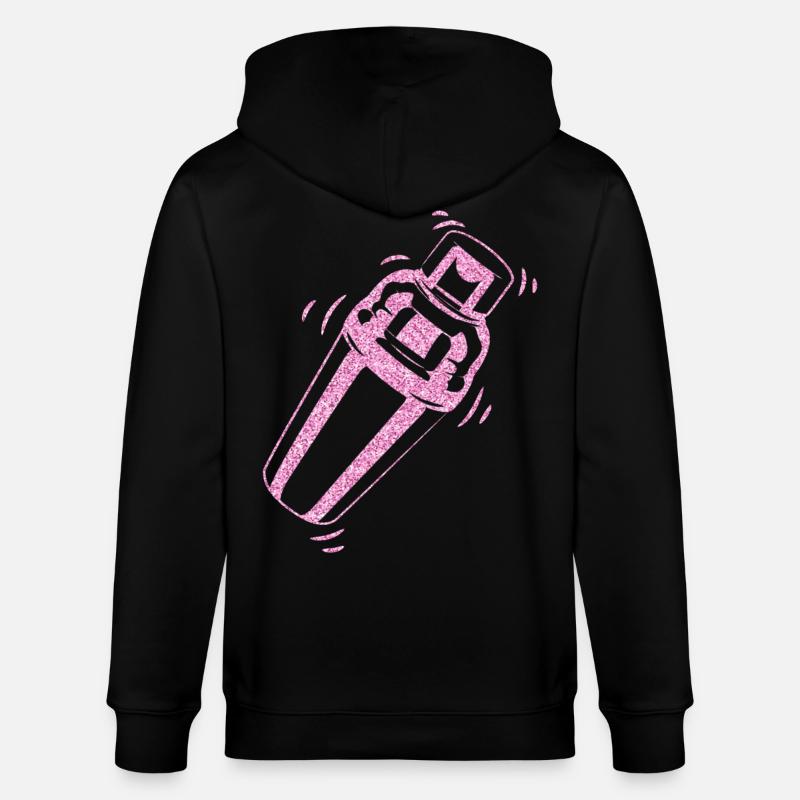 Bartender Mixologist Shaker - Stanley/Stella Unisex Bio-Kapuzenjacke CULTIVATOR  - Schwarz