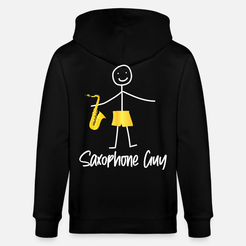 Saxophone Saxophone Guy - Veste à capuche bio CULTIVATOR Stanley/Stella Unisexe - noir