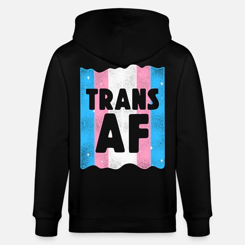 Transgender Trans LGBT Pride - Stanley/Stella Unisex Bio-Kapuzenjacke CULTIVATOR - Schwarz