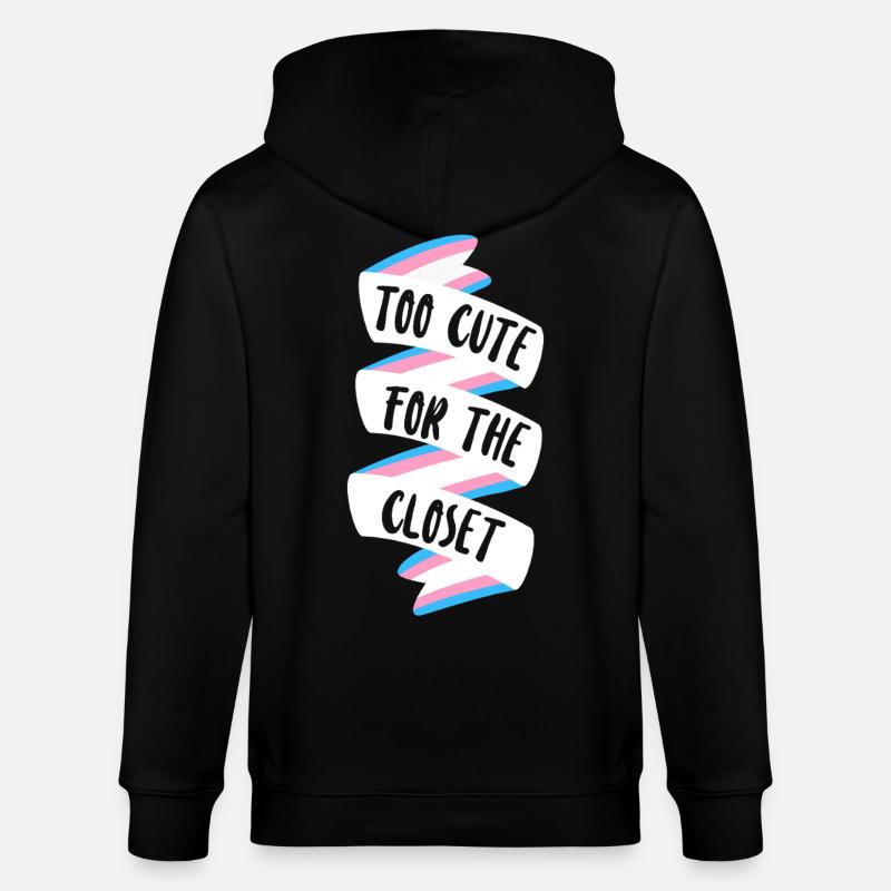 Transgender Trans LGBT Pride - Stanley/Stella Unisex Bio-Kapuzenjacke CULTIVATOR  - Schwarz