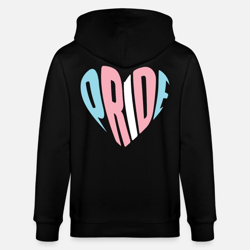 Fierté LGBT transgenre - Veste à capuche bio CULTIVATOR Stanley/Stella Unisexe - noir