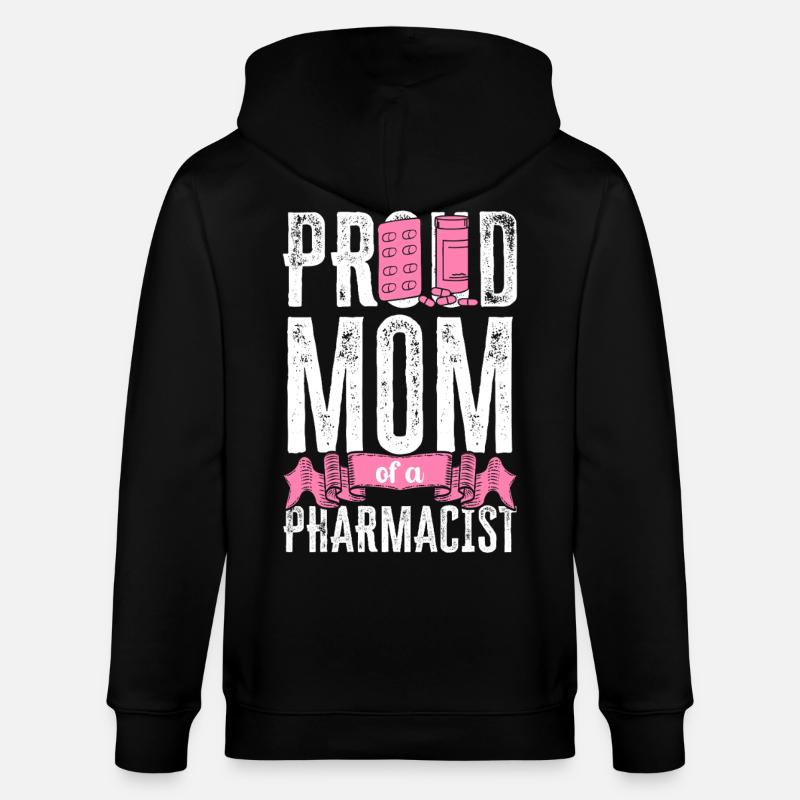 Pharmacy Tech Technician - Stanley/Stella Unisex Bio-Kapuzenjacke CULTIVATOR  - Schwarz