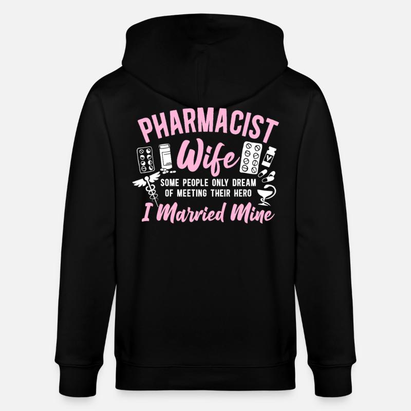 Pharmacy Tech Technician - Stanley/Stella CULTIVATOR  Unisex Organic Hooded Jacket - black