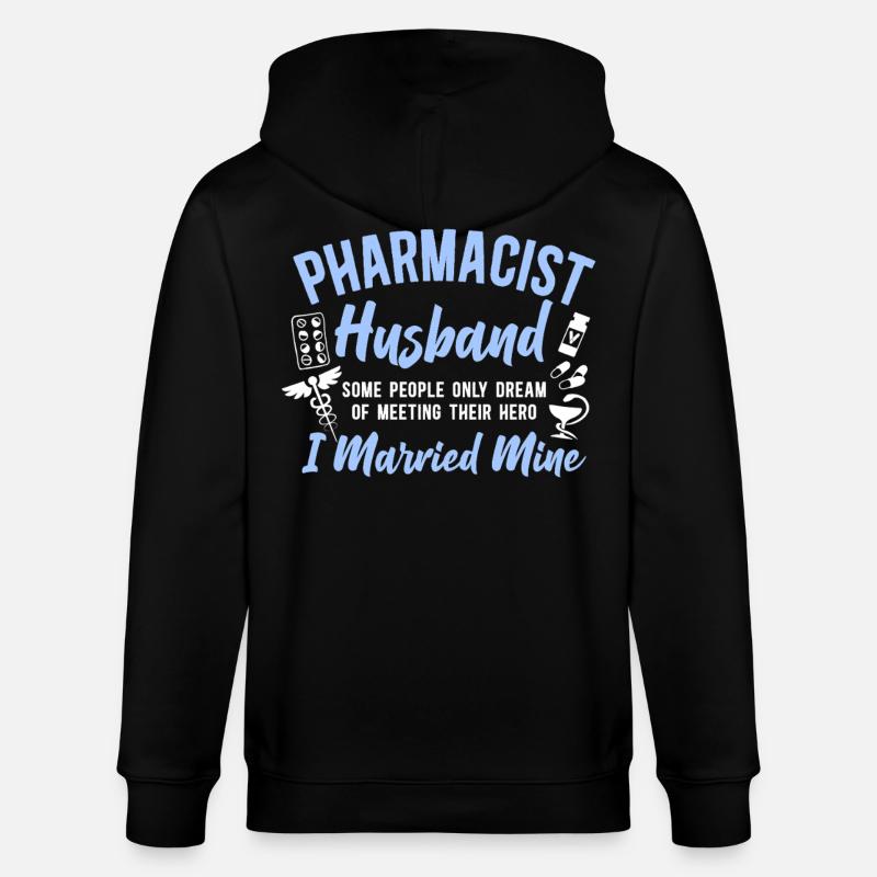 Pharmacy Tech Technician - Stanley/Stella CULTIVATOR  Unisex Organic Hooded Jacket - black