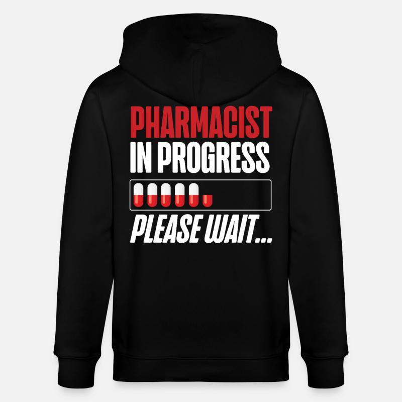 Technicien en pharmacie - Veste à capuche bio CULTIVATOR Stanley/Stella Unisexe - noir