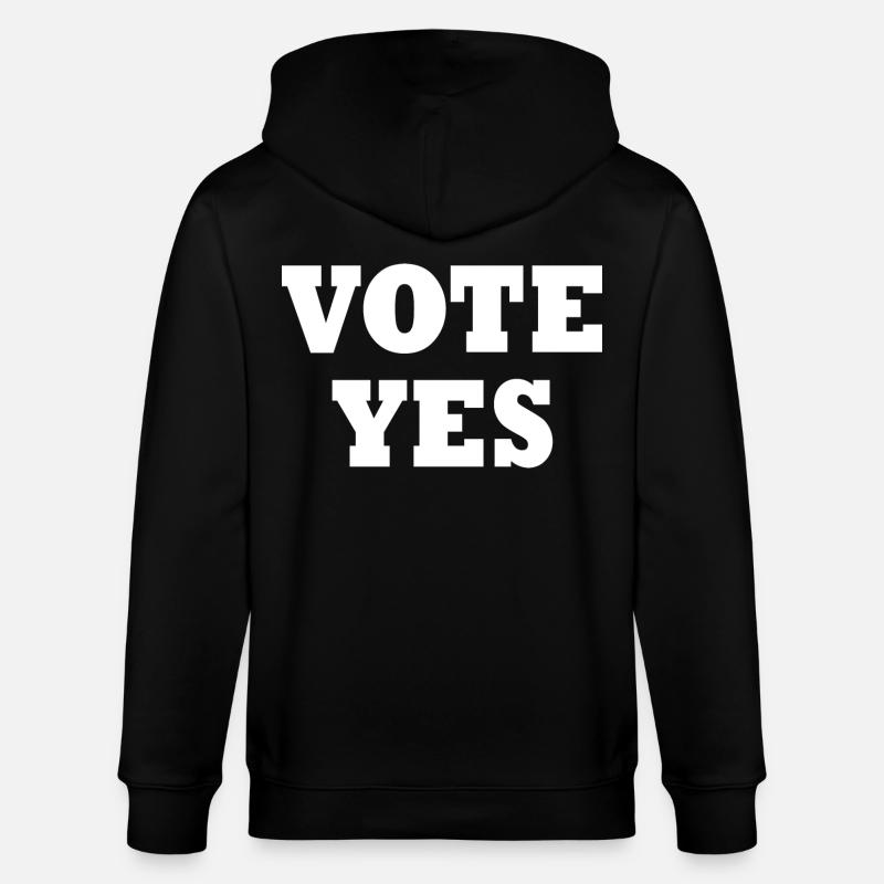 Vote yes - Veste à capuche bio CULTIVATOR Stanley/Stella Unisexe - noir