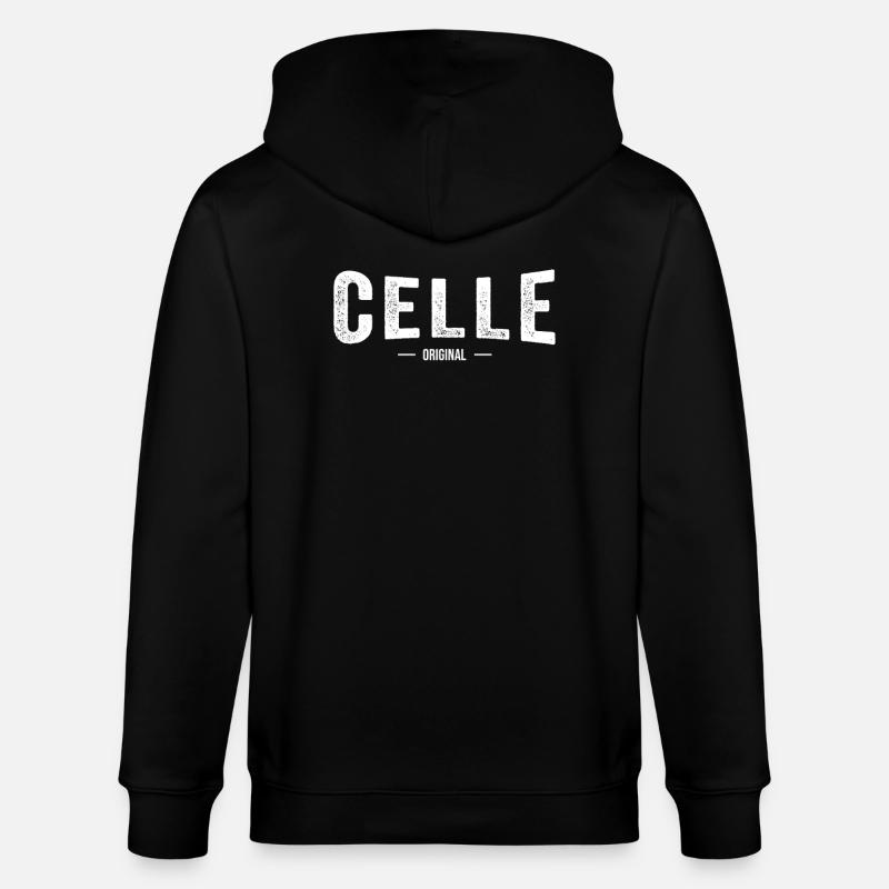 Celle Original - Stanley/Stella Unisex Bio-Kapuzenjacke CULTIVATOR - Schwarz
