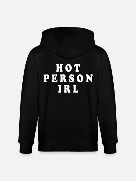 Hot person irl - Stanley/Stella CULTIVATOR Unisex Organic Hooded Jacket - black