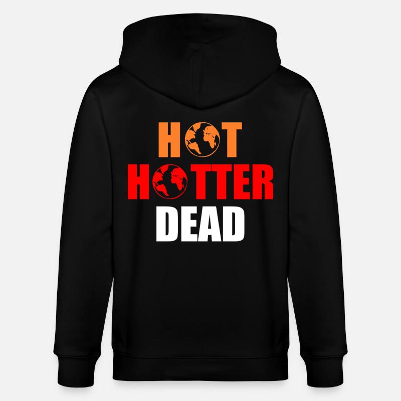 Hot hotter dead - Stanley/Stella Unisex Bio-Kapuzenjacke CULTIVATOR  - Schwarz