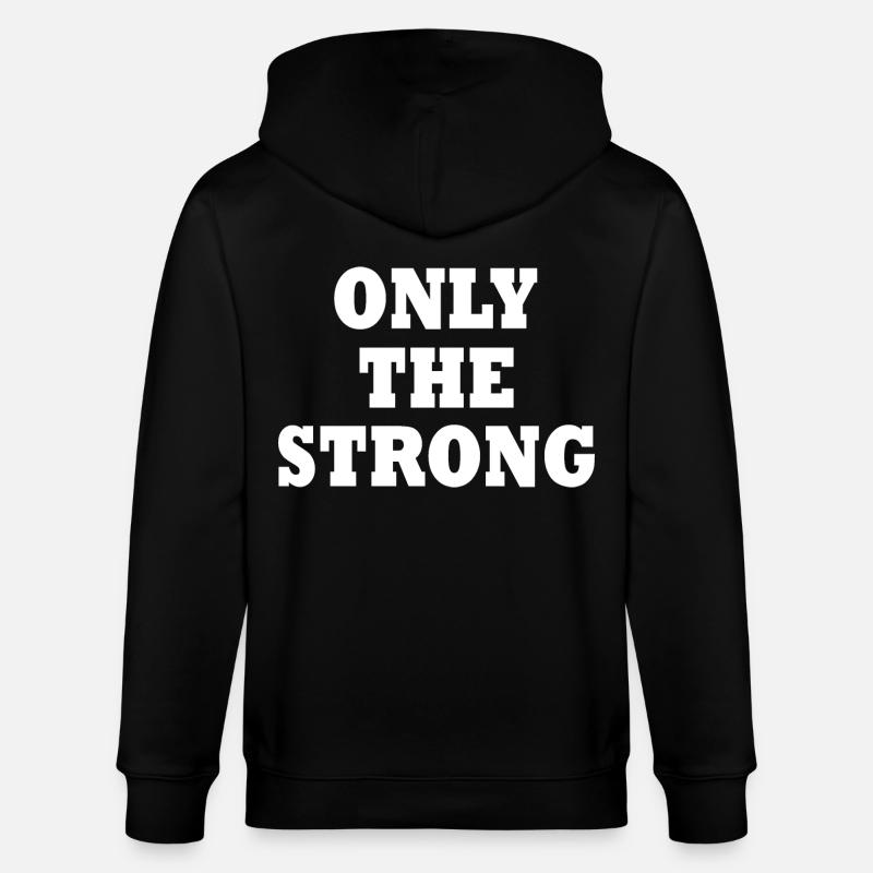 only the strong - Veste à capuche bio CULTIVATOR Stanley/Stella Unisexe - noir