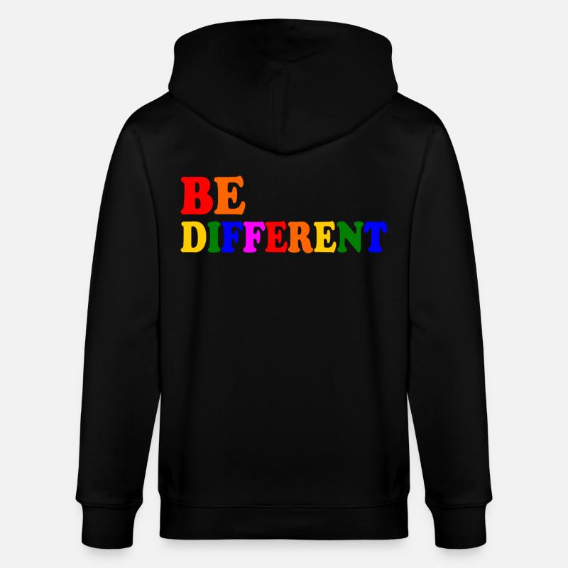 Be different - Veste à capuche bio CULTIVATOR Stanley/Stella Unisexe - noir