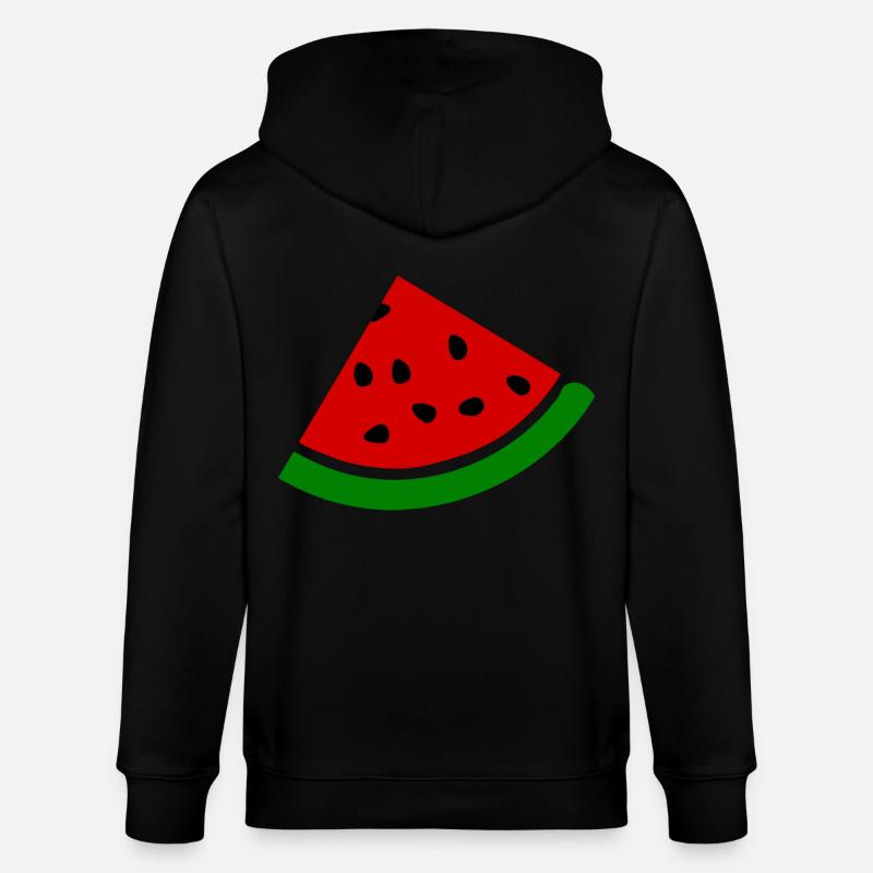 Pastèque - Veste à capuche bio CULTIVATOR Stanley/Stella Unisexe - noir