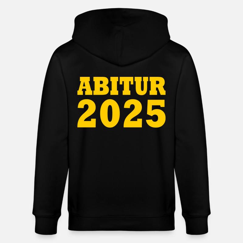 Abitur 2025 - Stanley/Stella Unisex Bio-Kapuzenjacke CULTIVATOR  - Schwarz