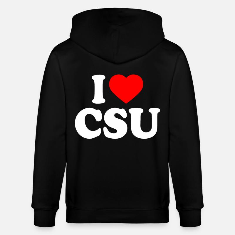 J’adore csu - Veste à capuche bio CULTIVATOR Stanley/Stella Unisexe - noir