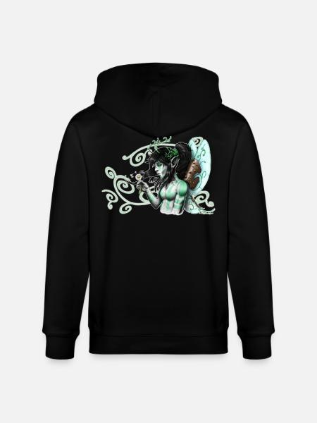 Gehörnte Fee - 2022 - Stanley/Stella Unisex Bio-Kapuzenjacke CULTIVATOR - Schwarz