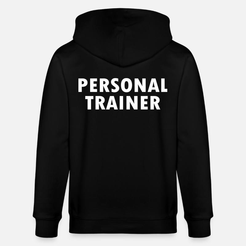Personal trainer - Stanley/Stella Unisex Bio-Kapuzenjacke CULTIVATOR  - Schwarz