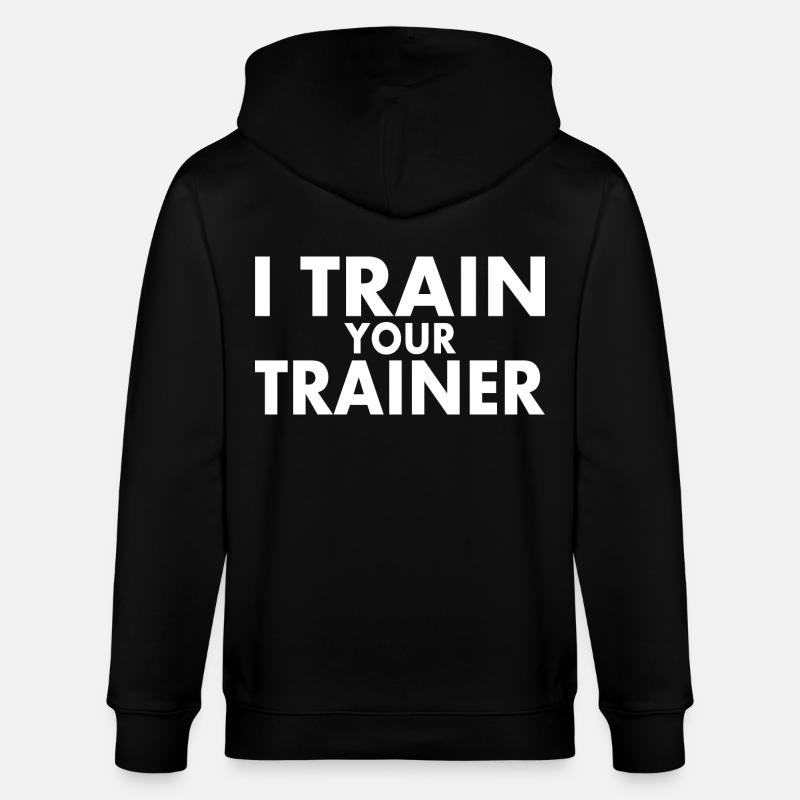 I train your trainer - Veste à capuche bio CULTIVATOR Stanley/Stella Unisexe - noir