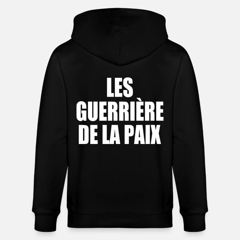 Die Krieger des Friedens - Stanley/Stella Unisex Bio-Kapuzenjacke CULTIVATOR  - Schwarz