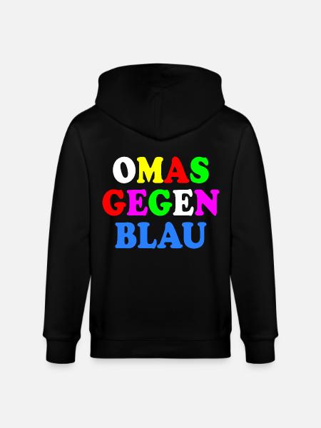 Omas gegen blau - Stanley/Stella Unisex Bio-Kapuzenjacke CULTIVATOR - Schwarz