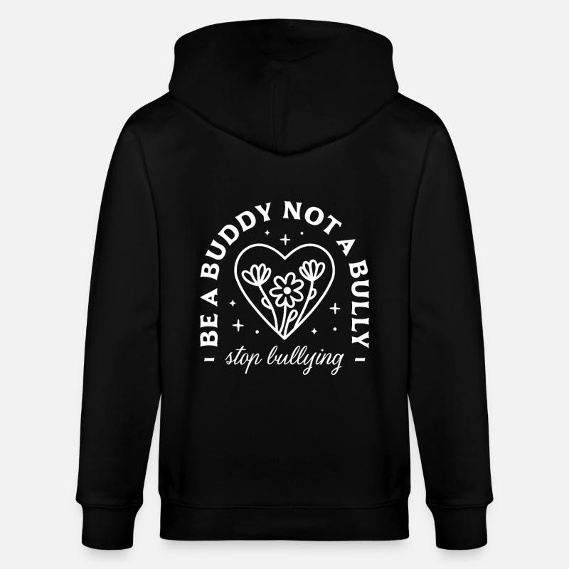 Stop au harcèlement scolaire - Veste à capuche bio CULTIVATOR Stanley/Stella Unisexe - noir