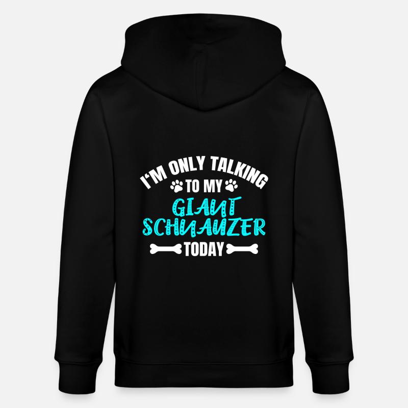 Schnauzer géant Riesenschnauzer - Veste à capuche bio CULTIVATOR Stanley/Stella Unisexe - noir