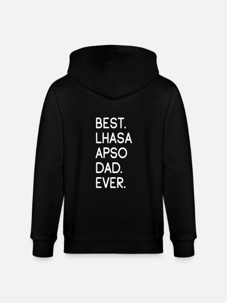 Lhasa Apso - Stanley/Stella Unisex Bio-Kapuzenjacke CULTIVATOR - Schwarz