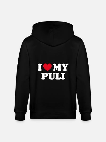 J’aime mon Puli - Veste à capuche bio CULTIVATOR Stanley/Stella Unisexe - noir