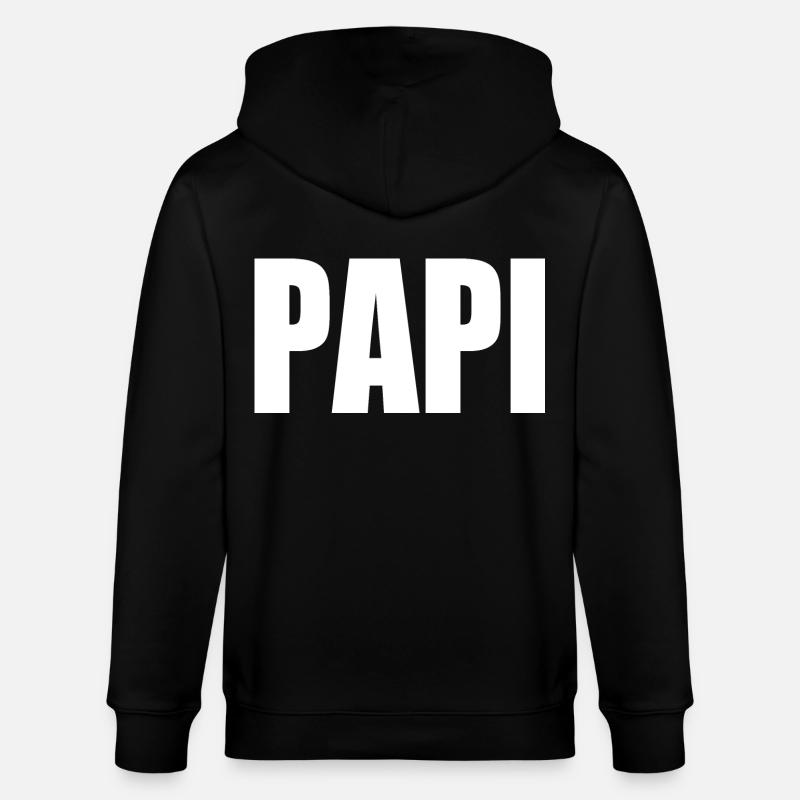 Papi - Veste à capuche bio CULTIVATOR Stanley/Stella Unisexe - noir