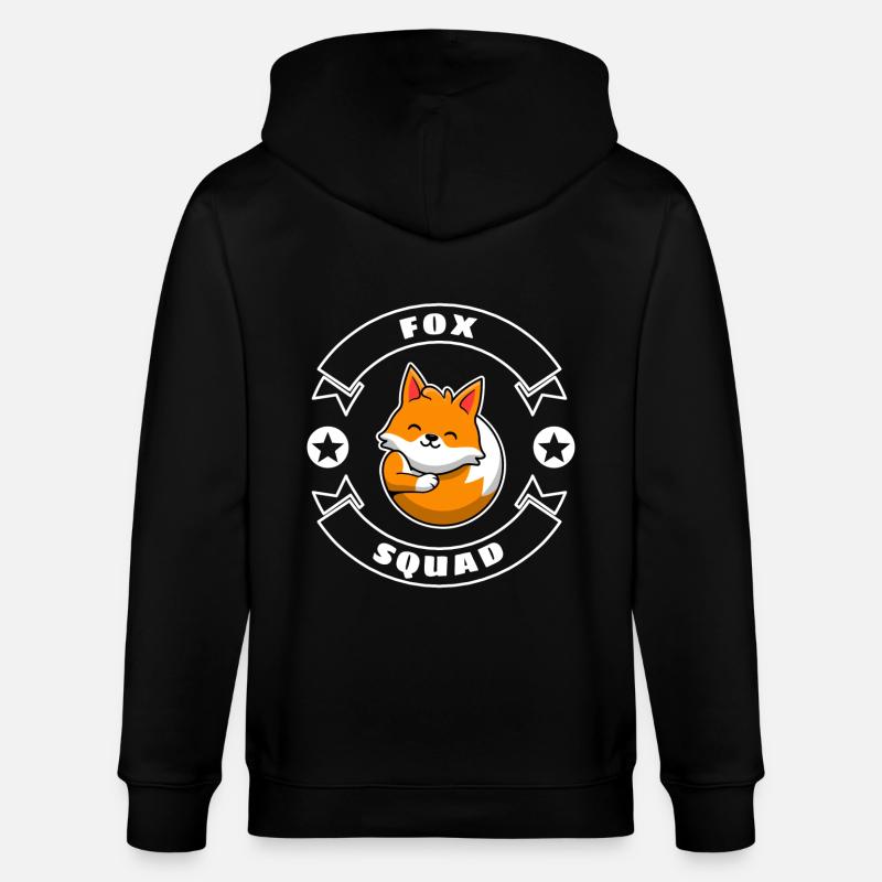 Escouade Fox - Veste à capuche bio CULTIVATOR Stanley/Stella Unisexe - noir