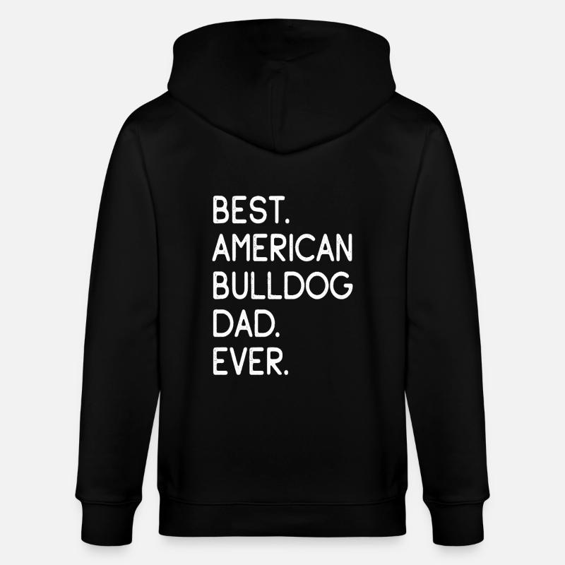 Bouledogue américain - Veste à capuche bio CULTIVATOR Stanley/Stella Unisexe - noir
