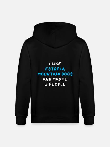 Estrela Mountain Dog - Stanley/Stella CULTIVATOR  Unisex Organic Hooded Jacket - black