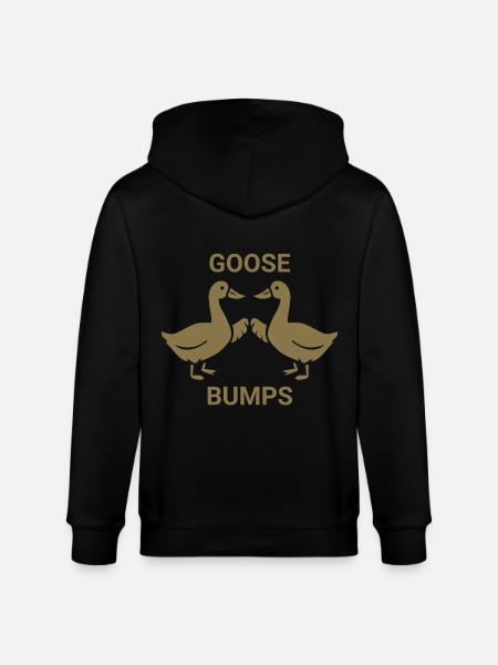 Goose Bumps - Stanley/Stella CULTIVATOR Unisex Organic Hooded Jacket - black