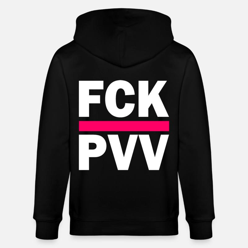 Fck pvv - Stanley/Stella Unisex Bio-Kapuzenjacke CULTIVATOR  - Schwarz