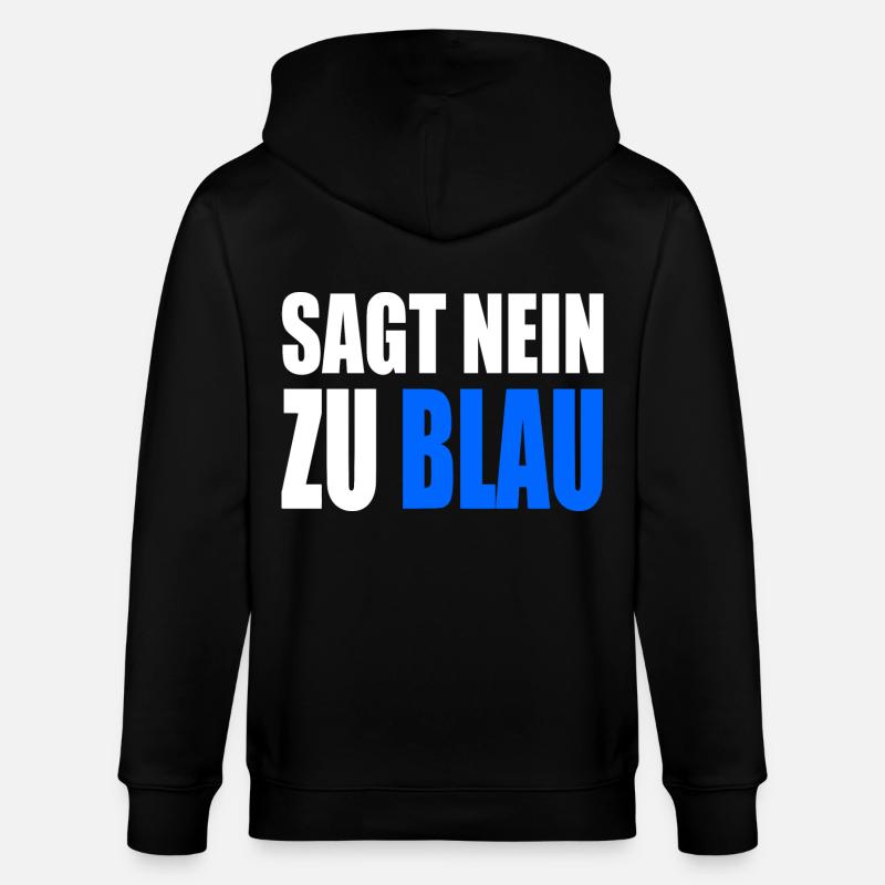 Dites non au bleu - Veste à capuche bio CULTIVATOR Stanley/Stella Unisexe - noir