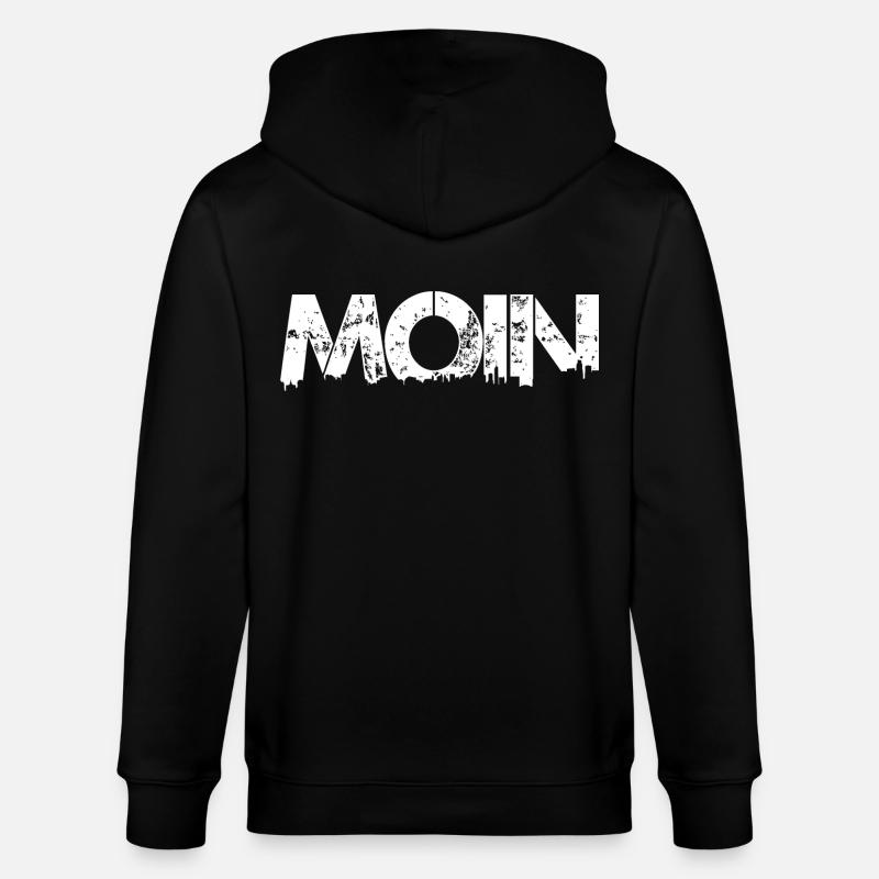 MOIN w - Stanley/Stella Unisex Bio-Kapuzenjacke CULTIVATOR  - Schwarz