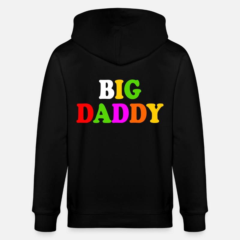 Big daddy - Stanley/Stella Unisex Bio-Kapuzenjacke CULTIVATOR  - Schwarz