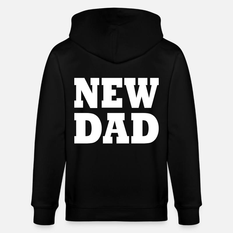 New dad - Veste à capuche bio CULTIVATOR Stanley/Stella Unisexe - noir
