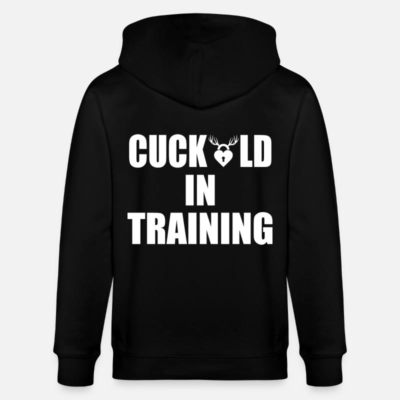cuckold in training - Veste à capuche bio CULTIVATOR Stanley/Stella Unisexe - noir