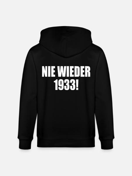 Plus jamais 1933 - Veste à capuche bio CULTIVATOR Stanley/Stella Unisexe - noir
