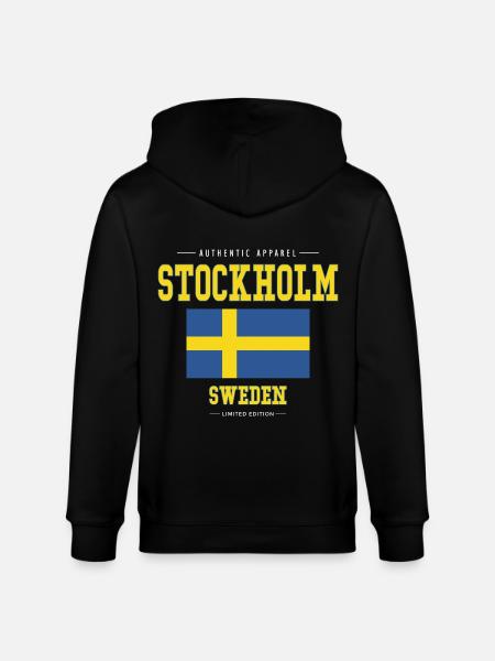 Stockholm - Stanley/Stella CULTIVATOR  Unisex Organic Hooded Jacket - black