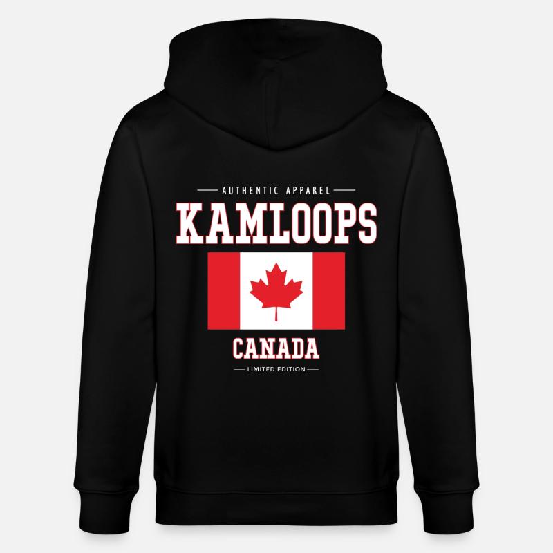Kamloops - Veste à capuche bio CULTIVATOR Stanley/Stella Unisexe - noir