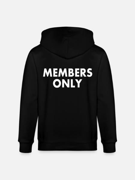 Members only - Stanley/Stella CULTIVATOR Unisex Organic Hooded Jacket - black