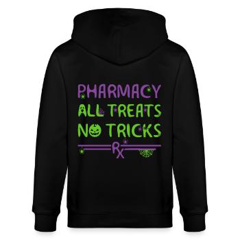 Pharmacy Halloween - Stanley/Stella Unisex Bio-Kapuzenjacke CULTIVATOR  - Schwarz - Hinten - Anna (173cm)