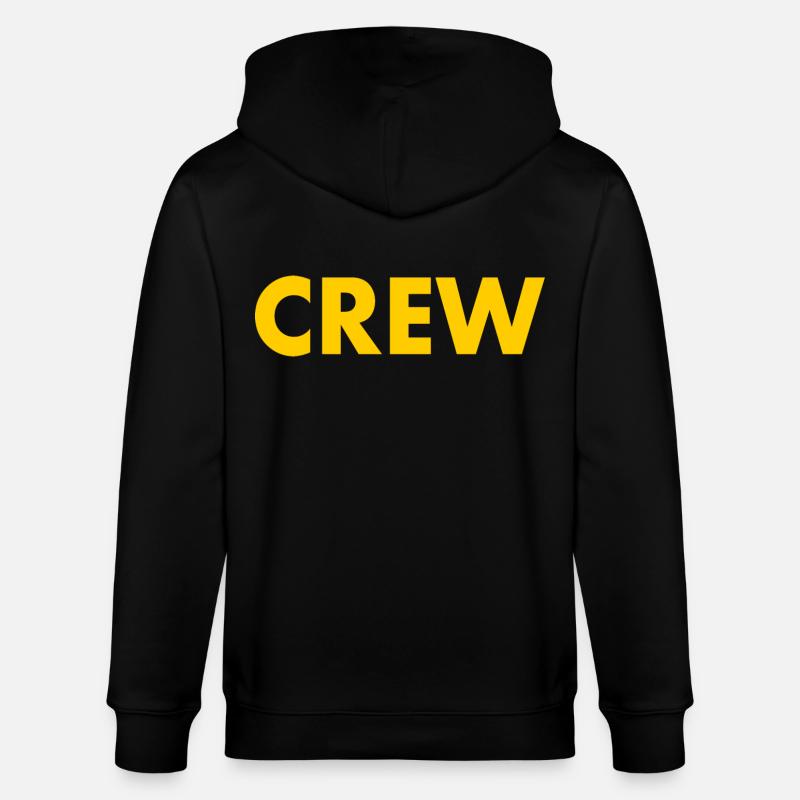 Crew - Stanley/Stella Unisex Bio-Kapuzenjacke CULTIVATOR  - Schwarz