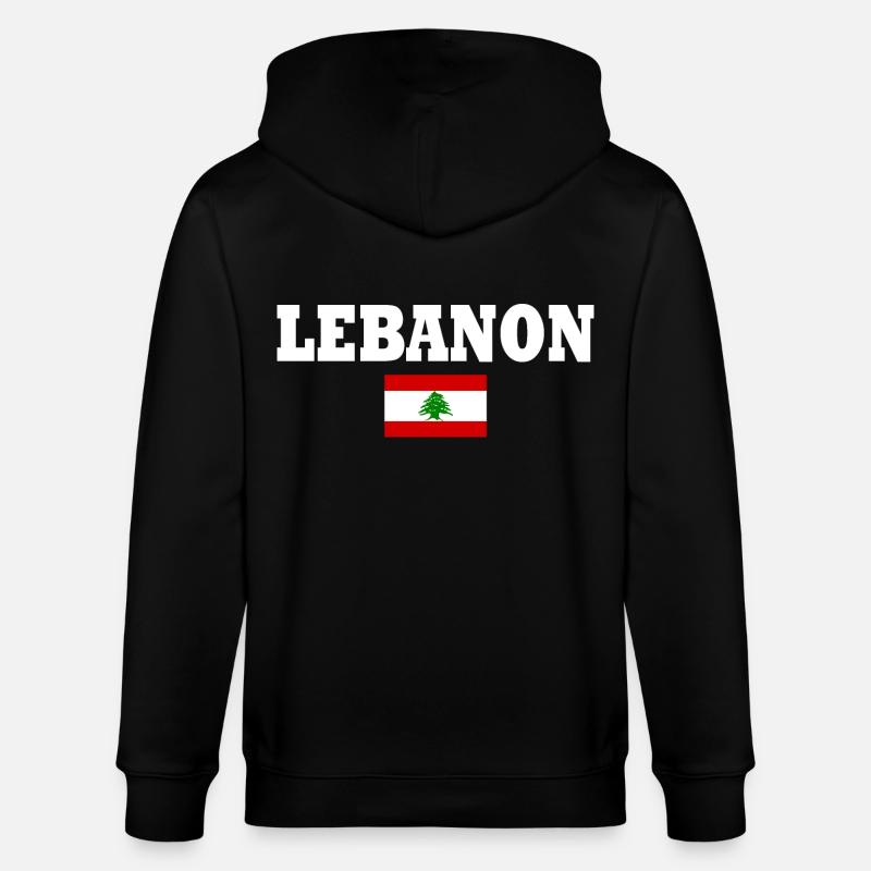 Liban - Veste à capuche bio CULTIVATOR Stanley/Stella Unisexe - noir