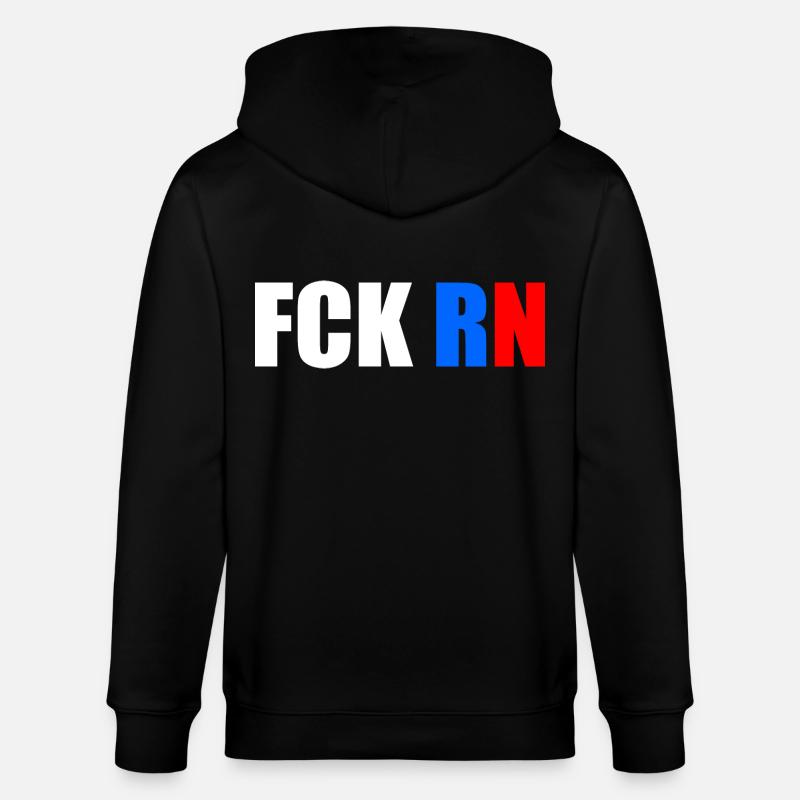 Fck rn - Veste à capuche bio CULTIVATOR Stanley/Stella Unisexe - noir