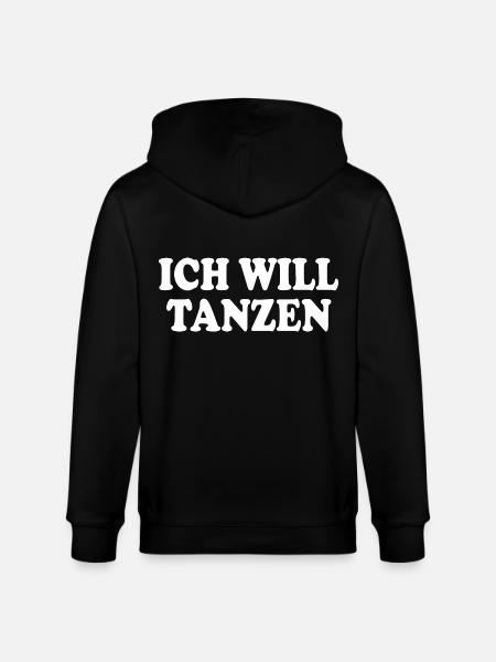 Ich will tanzen - Stanley/Stella Unisex Bio-Kapuzenjacke CULTIVATOR - Schwarz