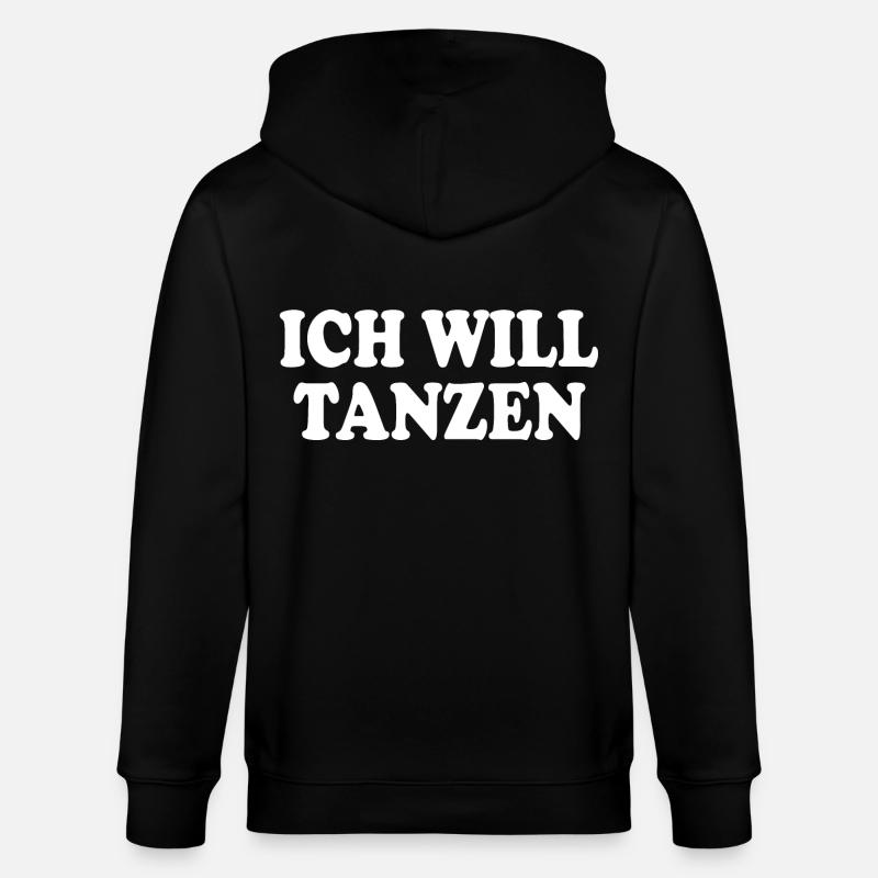 Ich will tanzen - Stanley/Stella Unisex Bio-Kapuzenjacke CULTIVATOR  - Schwarz