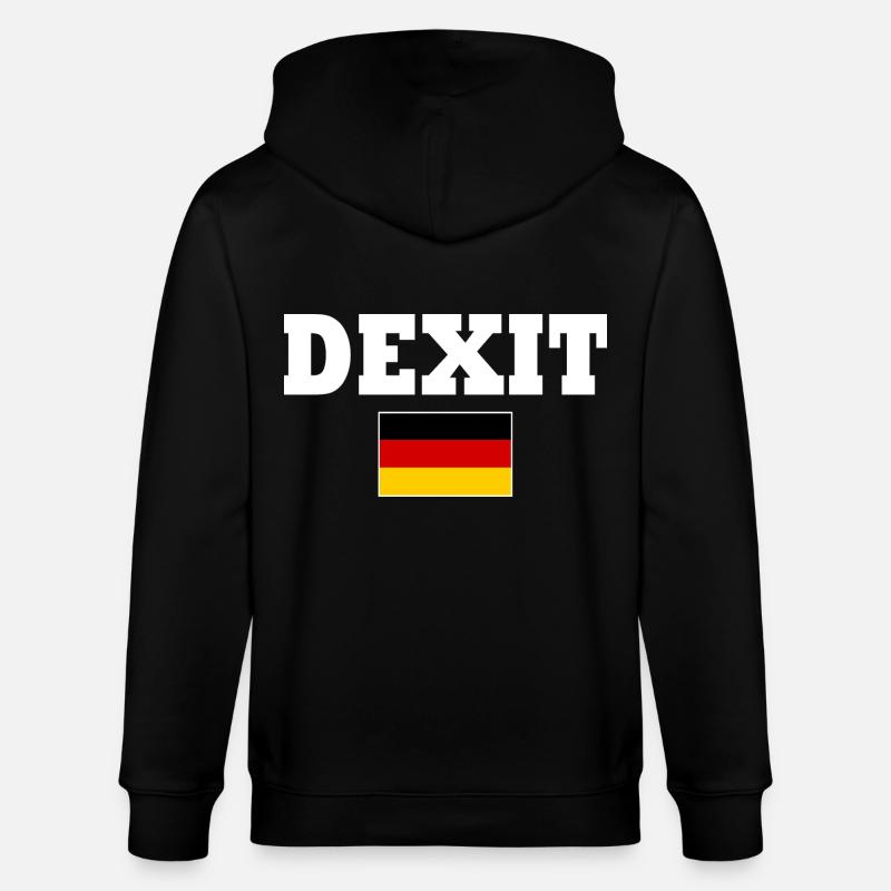 Dexit - Stanley/Stella Unisex Bio-Kapuzenjacke CULTIVATOR  - Schwarz