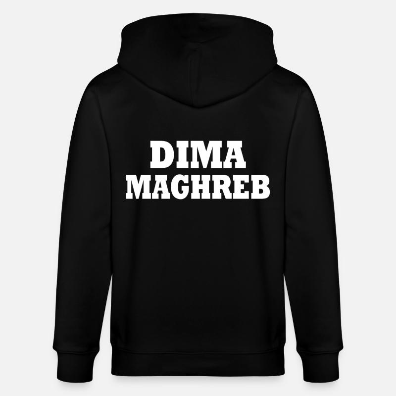 Dima maghreb - Veste à capuche bio CULTIVATOR Stanley/Stella Unisexe - noir